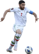 Alireza Jahanbakhsh football render