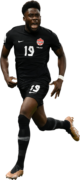 Alphonso Davies football render