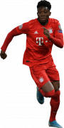 Alphonso Davies football render