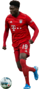 Alphonso Davies football render