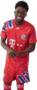 Alphonso Davies football render