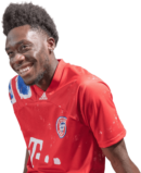 Alphonso Davies football render