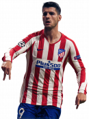 Álvaro Morata football render