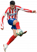 Alvaro Morata football render