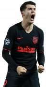 Alvaro Morata football render