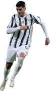 Alvaro Morata football render