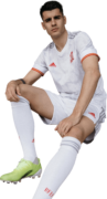 Alvaro Morata football render