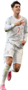 Alvaro Morata football render