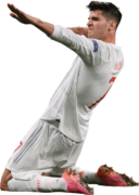 Alvaro Morata football render