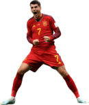 Alvaro Morata football render