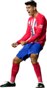 Alvaro Morata football render