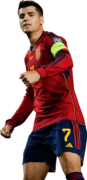 Alvaro Morata football render