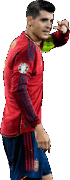 Alvaro Morata football render
