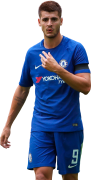 Alvaro Morata football render