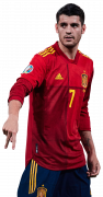 Alvaro Morata football render