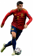 Alvaro Morata football render