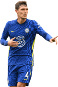 Andreas Christensen football render