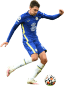 Andreas Christensen football render