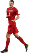 Andreas Christensen football render