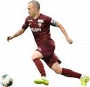 Andrés Iniesta football render