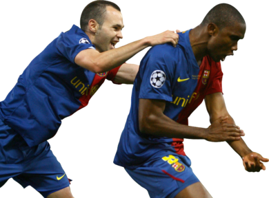 Andrés Iniesta & Samuel Eto’o