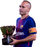 Andres Iniesta football render