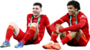 Andrew Robertson & Trent Alexander-Arnold football render