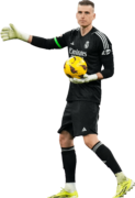 Andriy Lunin football render