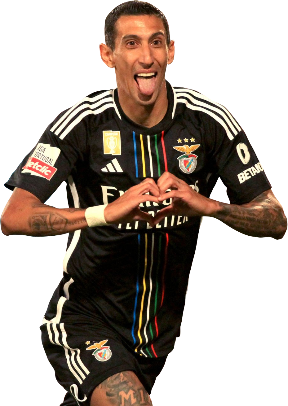 Ángel Di María Benfica football render - FootyRenders