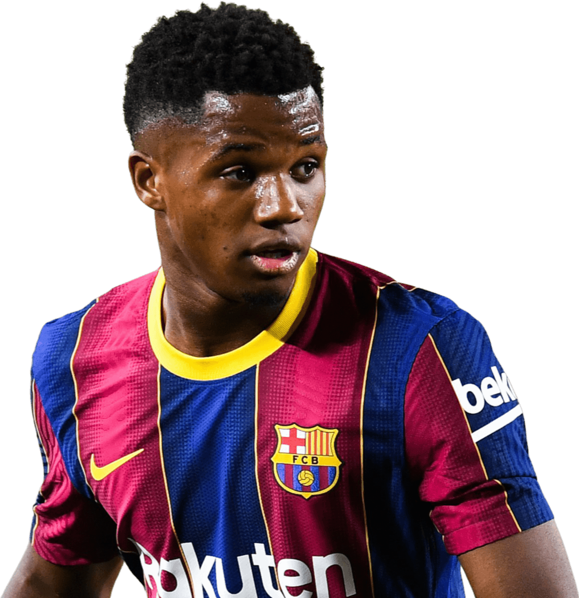 Ansu Fati football render - 72645 - FootyRenders