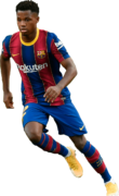 Ansu Fati football render