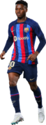 Ansu Fati football render