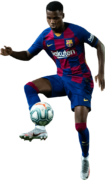 Ansu Fati football render