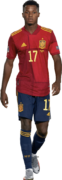 Ansu Fati football render