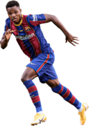 Ansu Fati football render