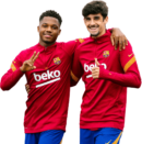 Ansu Fati & Francisco Trincão football render