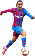 Antoine Griezmann football render