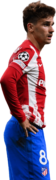 Antoine Griezmann football render