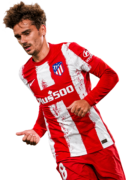 Antoine Griezmann football render