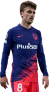 Antoine Griezmann football render