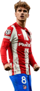 Antoine Griezmann football render