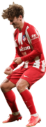 Antoine Griezmann football render