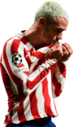 Antoine Griezmann football render