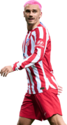 Antoine Griezmann football render