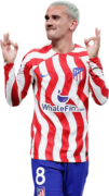 Antoine Griezmann football render