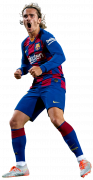 Antoine Griezmann football render