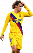 Antoine Griezmann football render