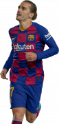 Antoine Griezmann football render