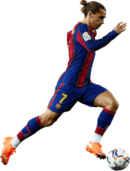 Antoine Griezmann football render