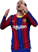 Antoine Griezmann football render